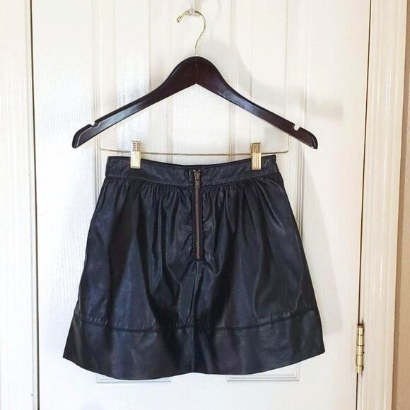 Forever 21 Faux Leather Pleated Mini Skirt S - Picture 7 of 7